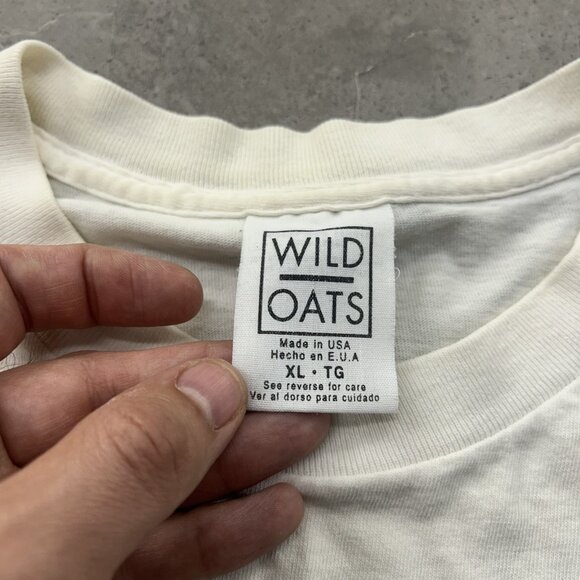 Vintage Bud Ice Shirt Mens XL White Beware The Penguins Wild Oats Beer Promo 90s - Picture 6 of 15